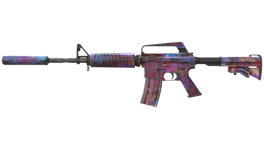 M4A1-S | Glitched Paint (Well-Worn)