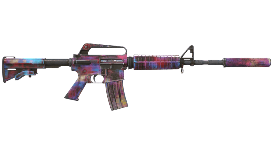 M4A1-S | Glitched Paint (Well-Worn)