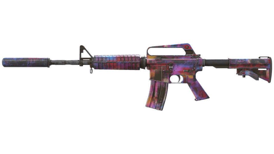 M4A1-S | Glitched Paint (Well-Worn)