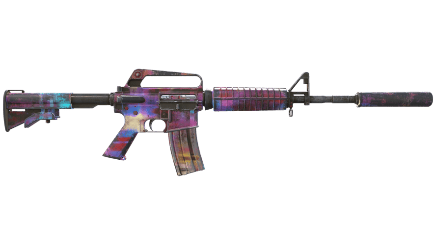 M4A1-S | Glitched Paint (Well-Worn)