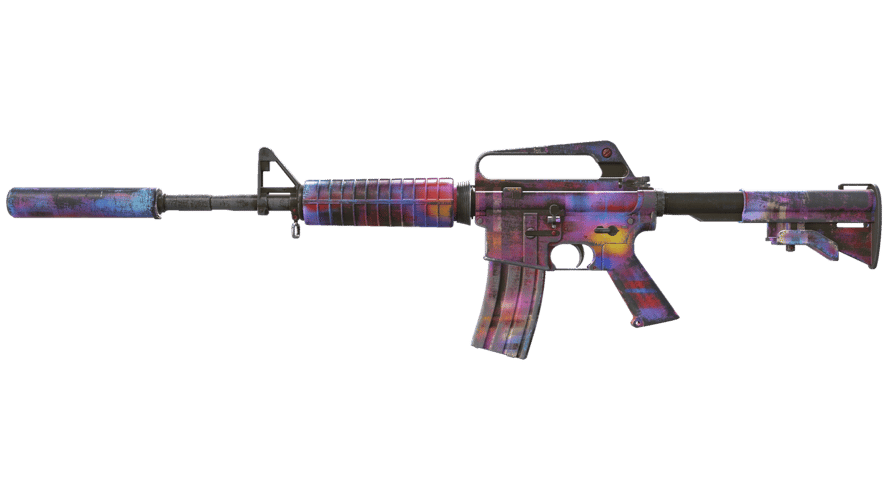 M4A1-S | Glitched Paint (Well-Worn)