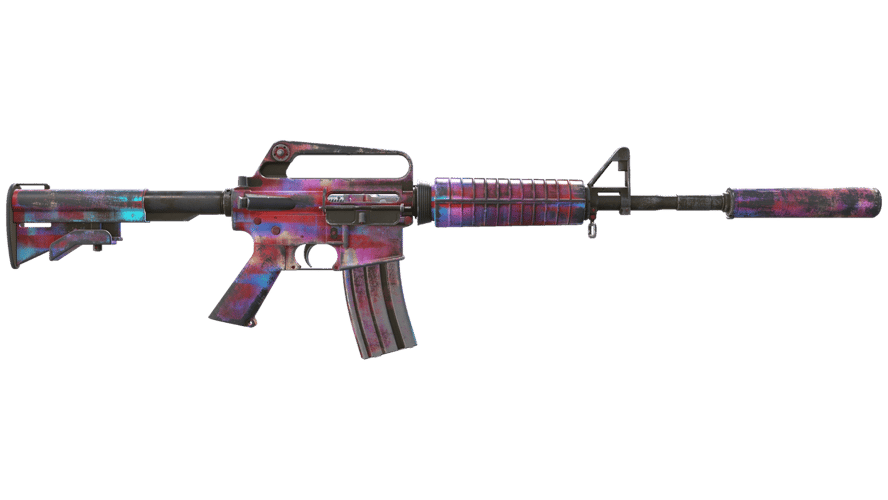 M4A1-S | Glitched Paint (Well-Worn)