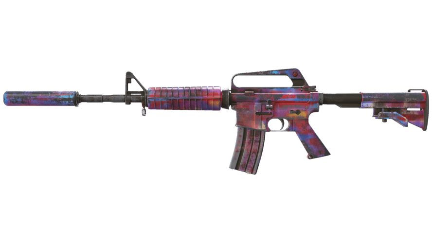 M4A1-S | Glitched Paint (Well-Worn)