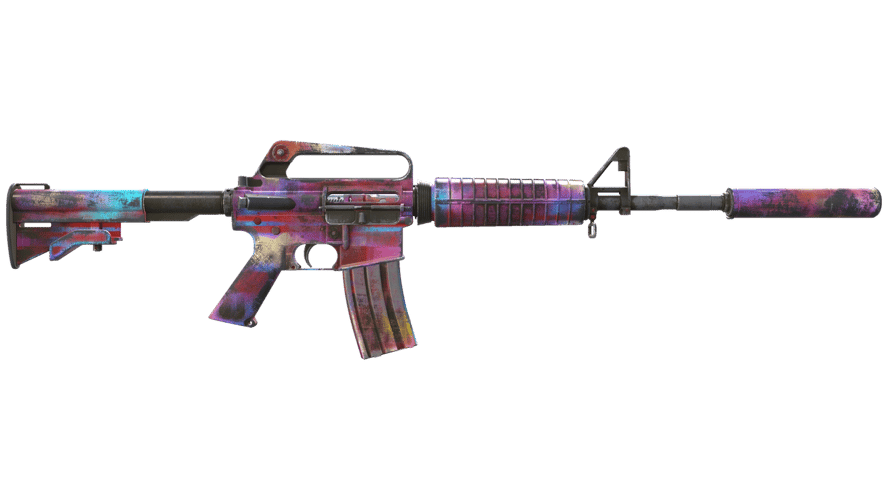 M4A1-S | Glitched Paint (Well-Worn)