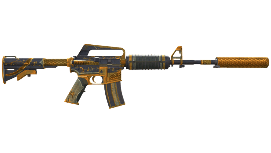 M4A1-S | Golden Coil (Battle-Scarred)