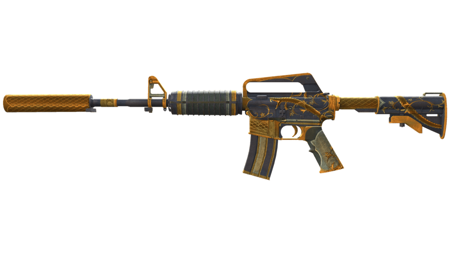 M4A1-S | Golden Coil (Battle-Scarred)