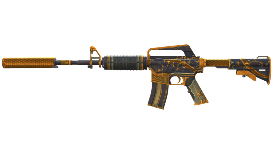 M4A1-S | Golden Coil (Battle-Scarred)