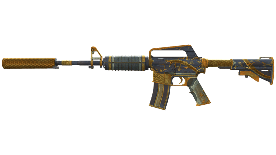 M4A1-S | Golden Coil (Battle-Scarred)