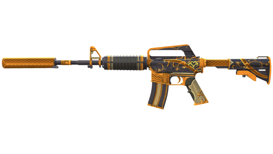 M4A1-S | Golden Coil (Minimal Wear)