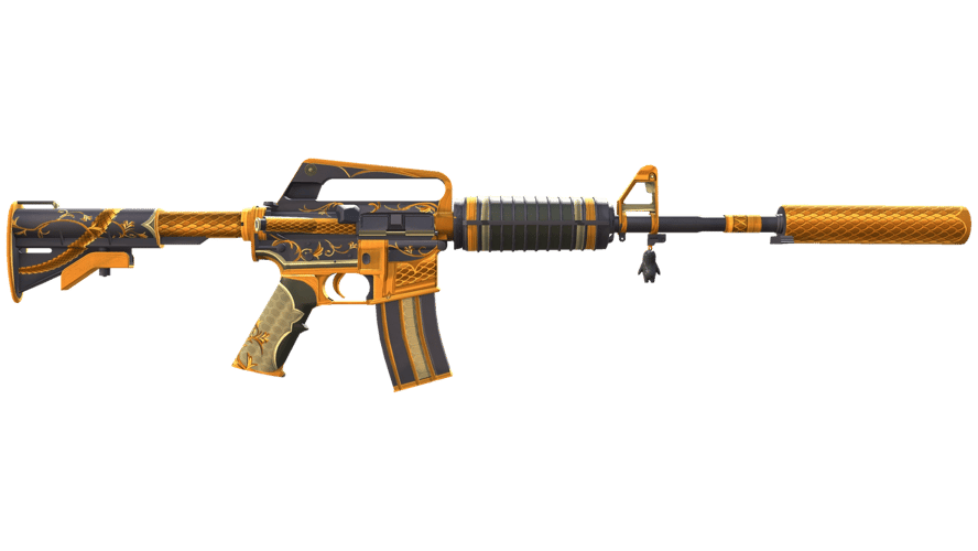 M4A1-S | Golden Coil (Minimal Wear)