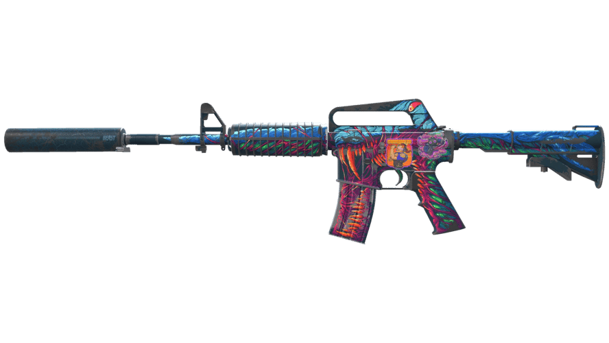 M4A1-S | Hyper Beast (Battle-Scarred)