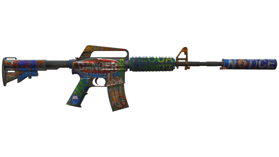 M4A1-S | Imminent Danger (Battle-Scarred)