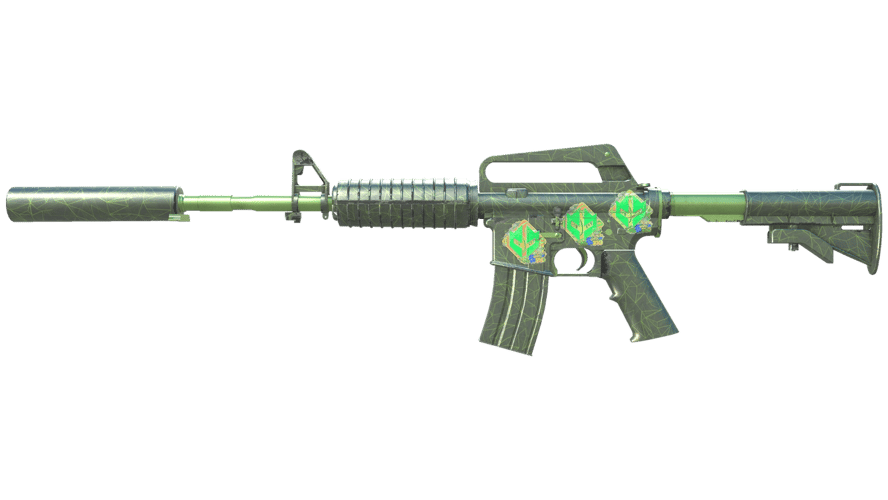 M4A1-S | Moss Quartz (Minimal Wear)