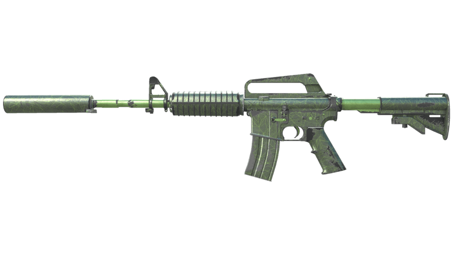 M4A1-S | Moss Quartz (Well-Worn)