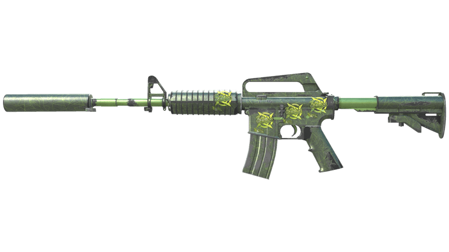 M4A1-S | Moss Quartz (Well-Worn)