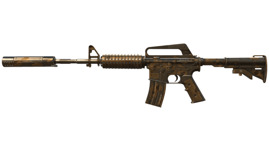 M4A1-S | Mud-Spec (Battle-Scarred)