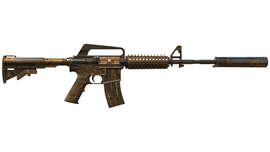 M4A1-S | Mud-Spec (Battle-Scarred)
