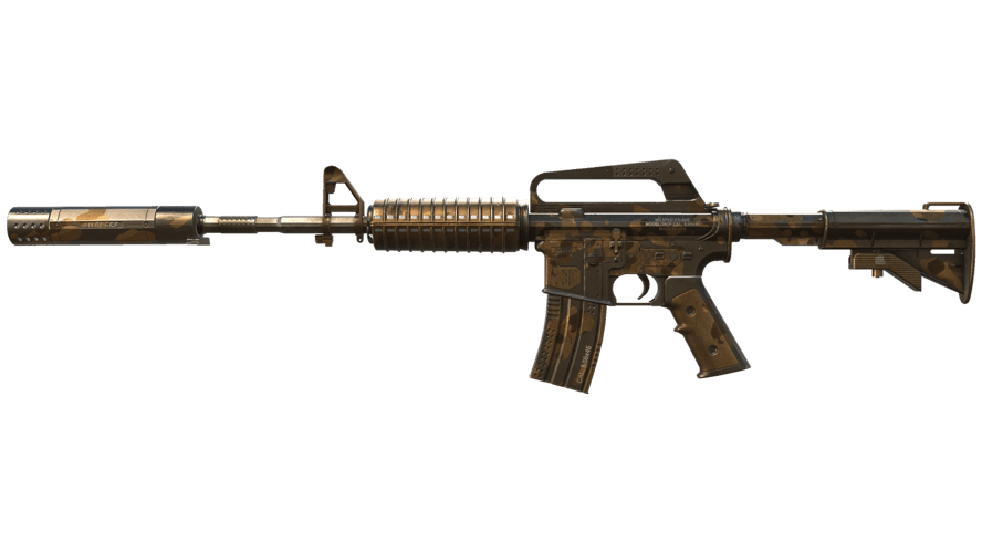 M4A1-S | Mud-Spec (Battle-Scarred)