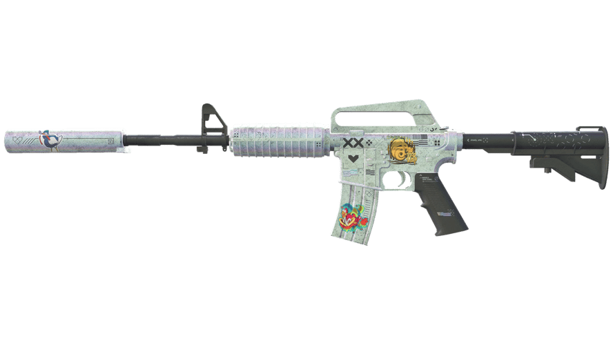 M4A1-S | Printstream (Battle-Scarred)