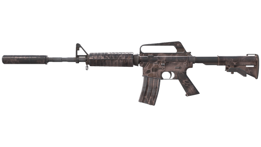 M4A1-S | Rose Hex (Поношенное)