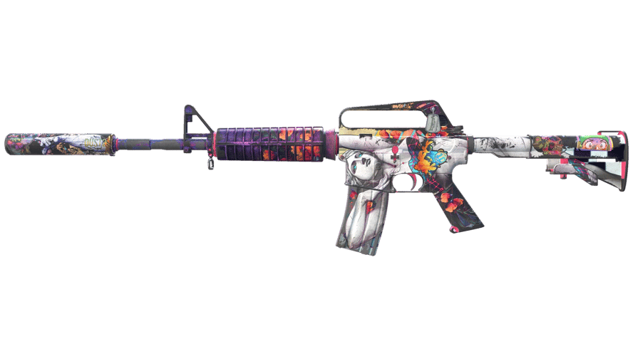 M4A1-S | Vaporwave (Battle-Scarred)