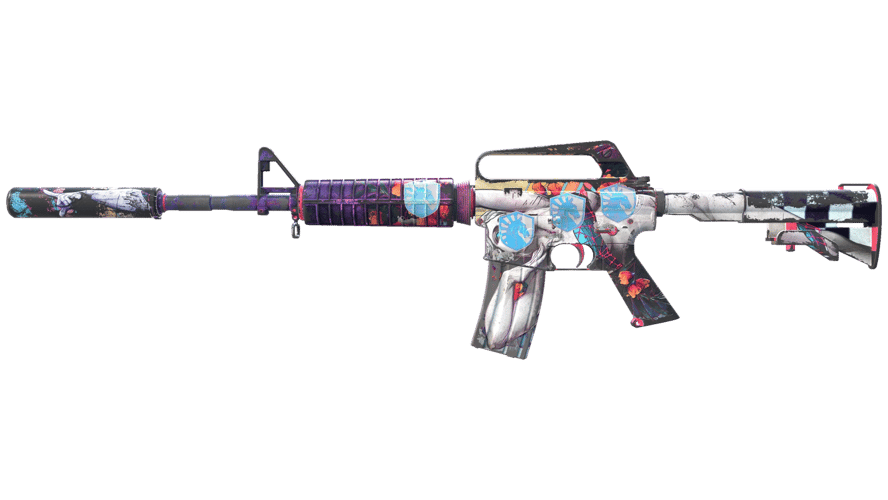M4A1-S | Vaporwave (Battle-Scarred)