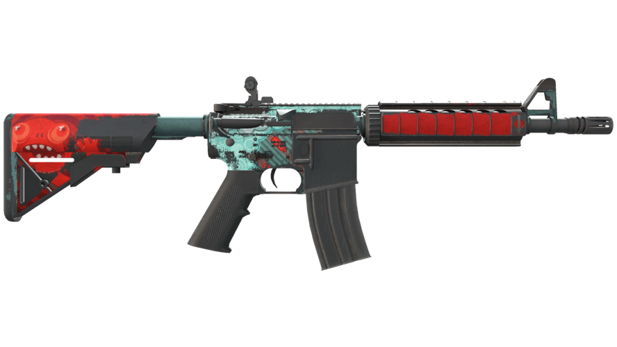 M4A4 | Bullet Rain (Battle-Scarred)