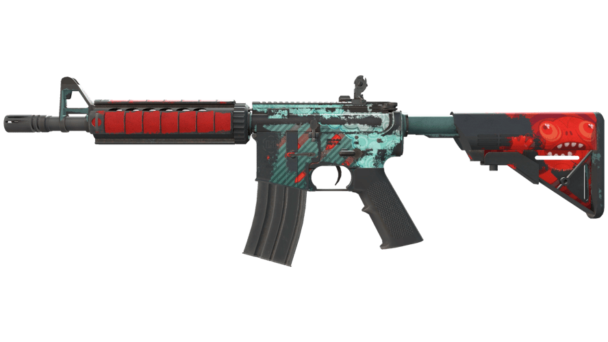 M4A4 | Bullet Rain (Battle-Scarred)