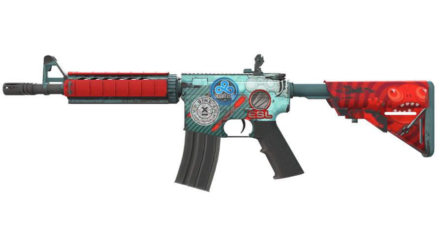M4A4 | Bullet Rain (Minimal Wear)