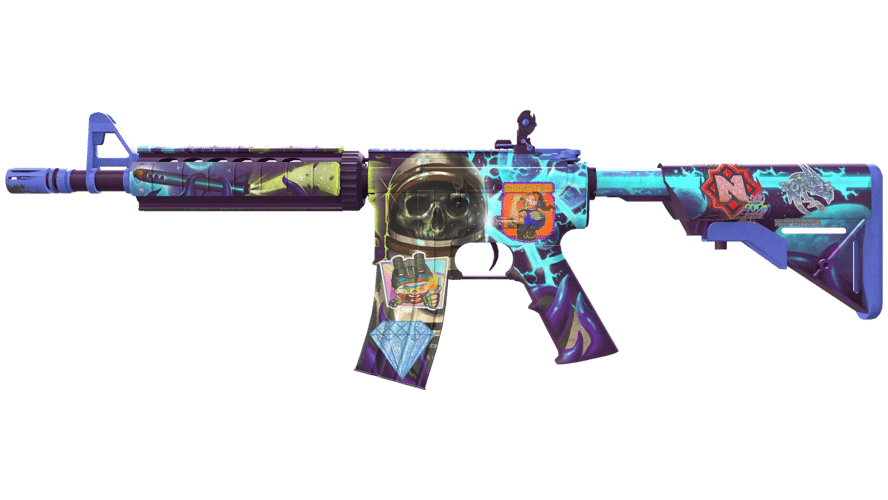 M4A4 | Desolate Space (Well-Worn)