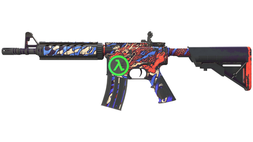M4A4 | 龍王 (Dragon King) (Battle-Scarred)
