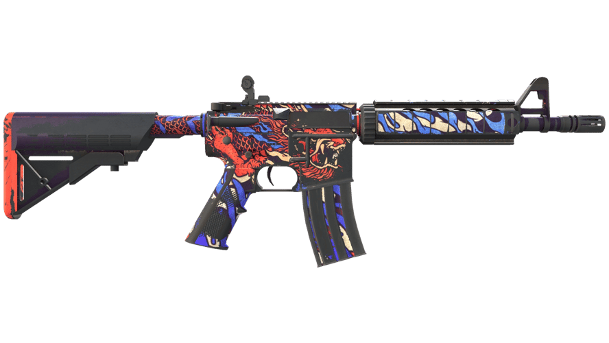 M4A4 | 龍王 (Dragon King) (Battle-Scarred)