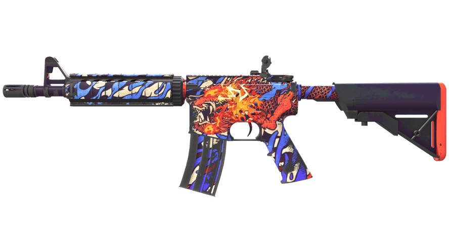 M4A4 | 龍王 (Король драконов) (После полевых испытаний)