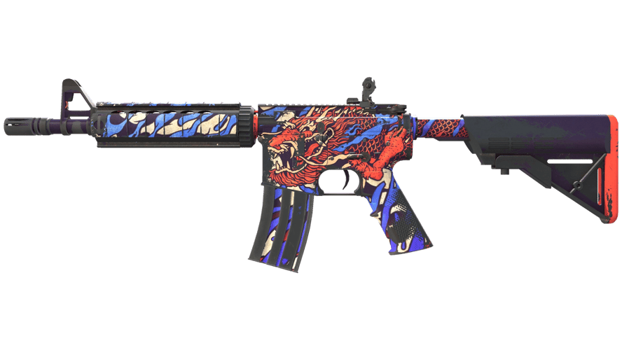 M4A4 | 龍王 (Dragon King) (Field-Tested)