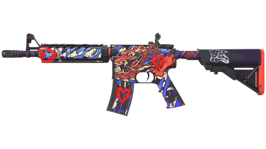 M4A4 | 龍王 (Dragon King) (Field-Tested)