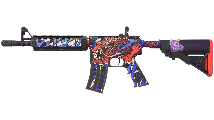 M4A4 | 龍王 (Dragon King) (Field-Tested)