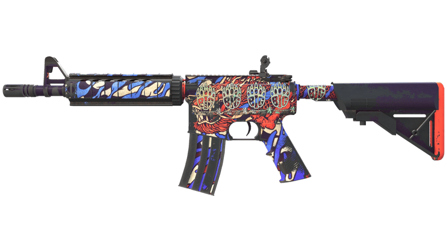 M4A4 | 龍王 (Dragon King) (Field-Tested)