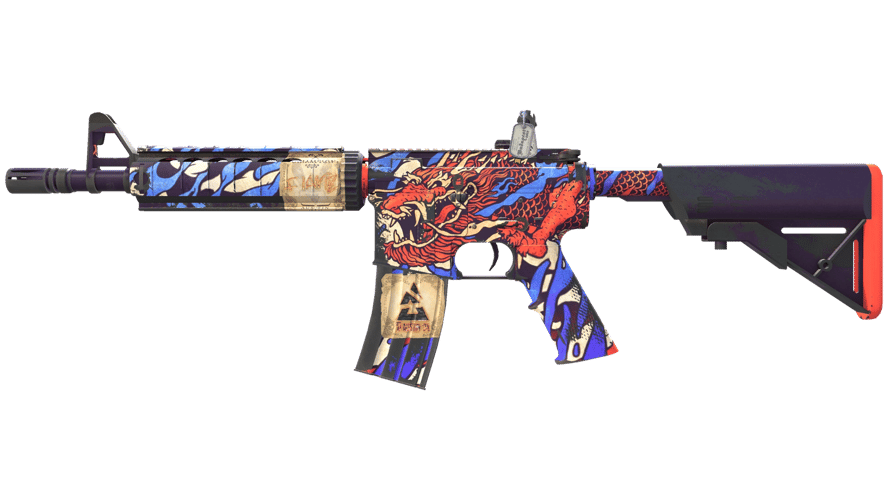 M4A4 | 龍王 (Dragon King) (Field-Tested)