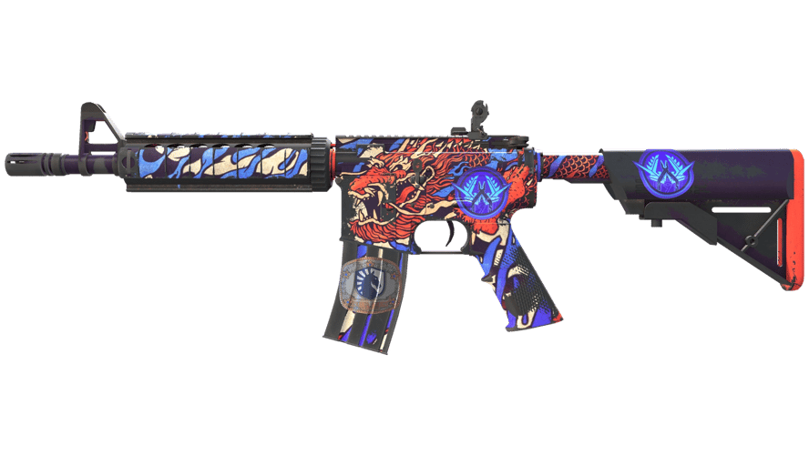M4A4 | 龍王 (Dragon King) (Field-Tested)