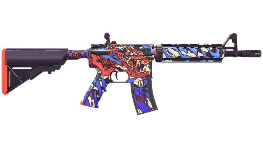 M4A4 | 龍王 (Dragon King) (Minimal Wear)