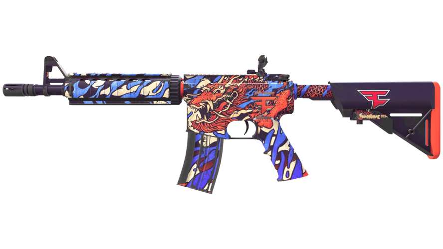 M4A4 | 龍王 (Dragon King) (Minimal Wear)