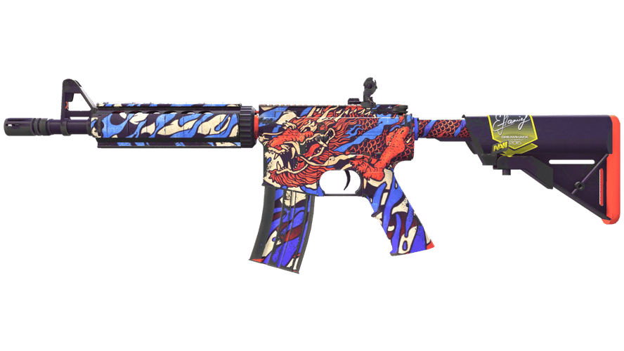 M4A4 | 龍王 (Dragon King) (Minimal Wear)