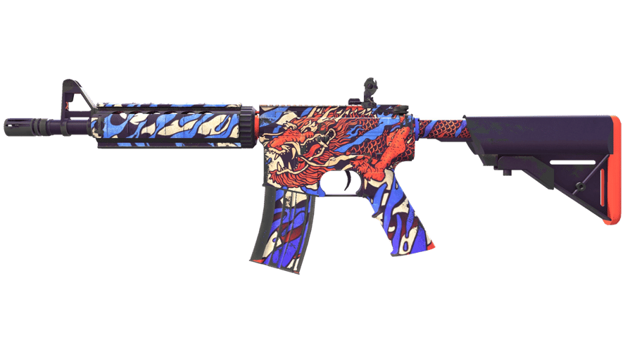 M4A4 | 龍王 (Dragon King) (Minimal Wear)