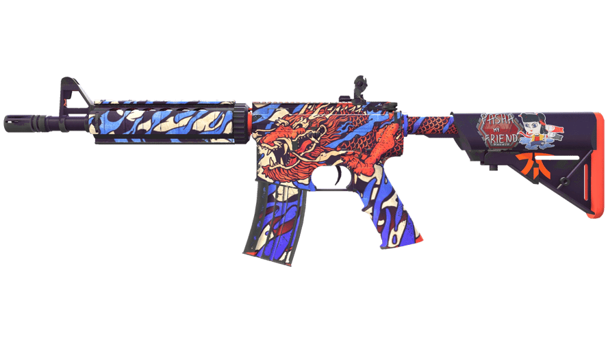 M4A4 | 龍王 (Dragon King) (Minimal Wear)