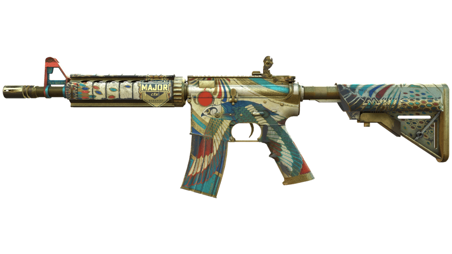 M4A4 | Eye of Horus (Battle-Scarred)