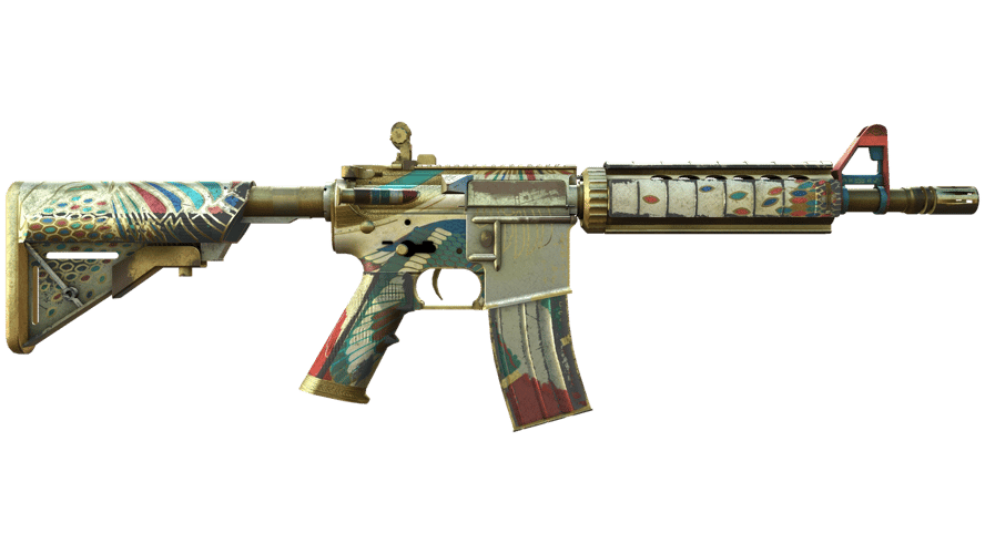 M4A4 | Eye of Horus (Battle-Scarred)
