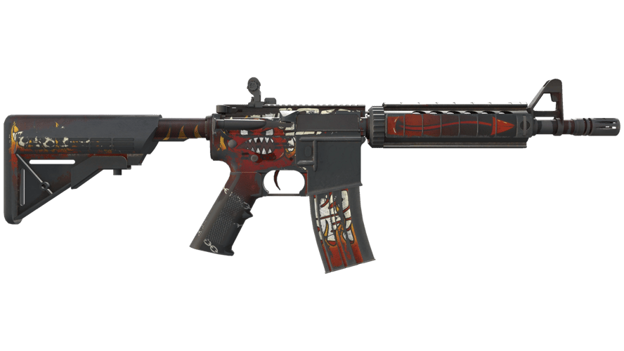 M4A4 | Hellfire (Battle-Scarred)