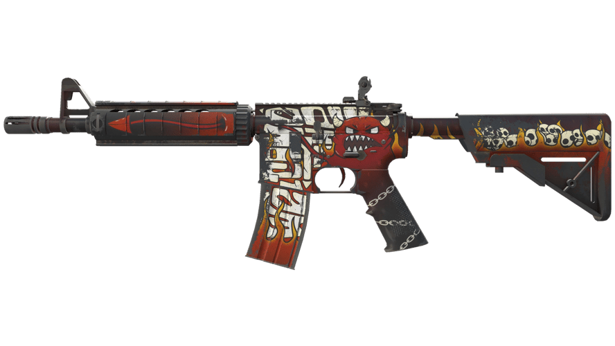 M4A4 | Hellfire (Field-Tested)