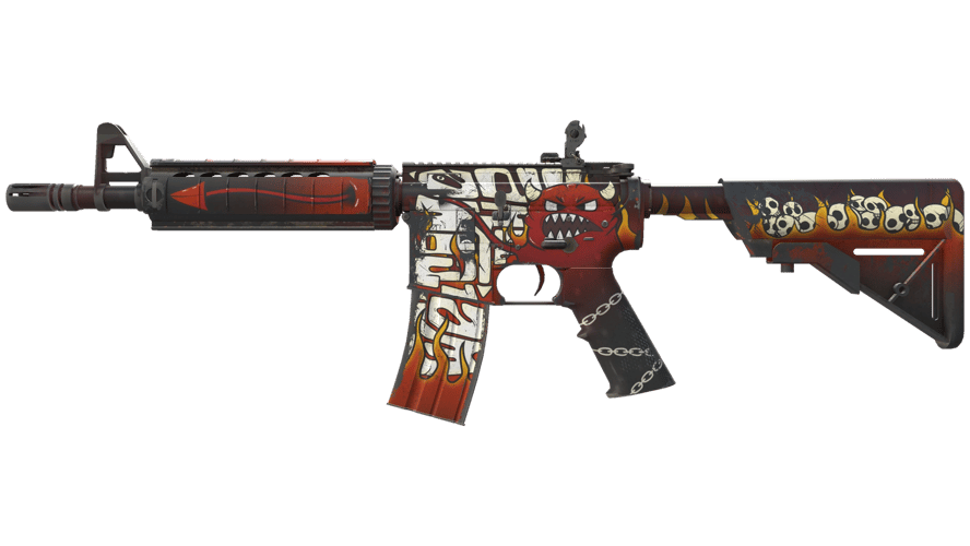 M4A4 | Hellfire (Field-Tested)
