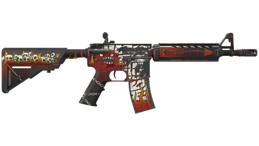 M4A4 | Hellfire (Field-Tested)